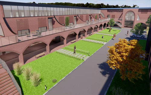 双树云文化产业园外立面